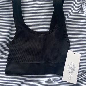 BLANQI RIBBED SEAMLESS BRALETTE